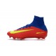 Nike Mercurial Superfly 5 FG Nuove Scarpe Calcio Rosso Blu Giallo