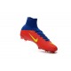 Nike Mercurial Superfly 5 FG Nuove Scarpe Calcio Rosso Blu Giallo