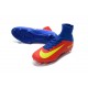 Nike Mercurial Superfly 5 FG Nuove Scarpe Calcio Rosso Blu Giallo