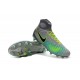 Scarpe da Calcio Nuovo Nike Magista Obra II FG Grigio Blu Nero