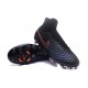 Scarpe da Calcio Nuovo Nike Magista Obra II FG Nero Arancio