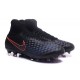 Scarpe da Calcio Nuovo Nike Magista Obra II FG Nero Arancio