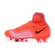 Scarpe da Calcio Nuovo Nike Magista Obra II FG Rosso Nero