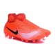 Scarpe da Calcio Nuovo Nike Magista Obra II FG Rosso Nero