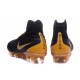 Scarpe da Calcio Nuovo Nike Magista Obra II FG Nero Oro