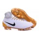 Scarpe da Calcio Nuovo Nike Magista Obra II FG Bianco Oro