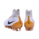 Scarpe da Calcio Nuovo Nike Magista Obra II FG Bianco Oro