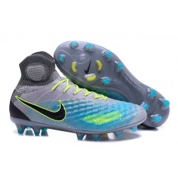 Nike Magista Obra 2 FG Scarpa da Calcio Uomo Grigio Blu Nero