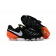 Nike Tiempo Legend 6 FG Scarpa da Calcio Uomo Nero Arancio Bianco