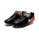 Nike Tiempo Legend 6 FG Scarpa da Calcio Uomo Nero Arancio Bianco