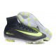 Nike Scarpa da Calcio Mercurial Superfly V FG ACC Ronaldo CR7 Nero Verde