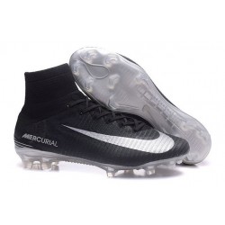 Nike Scarpa da Calcio Mercurial Superfly V FG ACC Uomo Nero Metallico