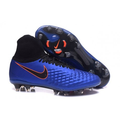 Nike Magista Obra 2 FG Scarpa da Calcio Uomo Blu Nero