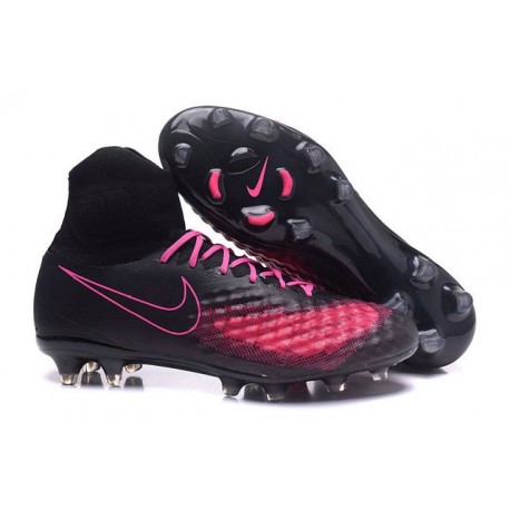 Scarpa da Calcio per Terreni duri Nike Magista Obra II FG Nero Rosa