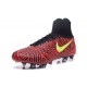 Scarpa da Calcio per Terreni duri Nike Magista Obra II FG Rosso Nero Giallo