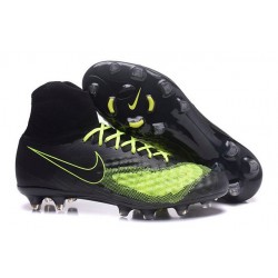 Scarpa da Calcio per Terreni duri Nike Magista Obra II FG Nero Giallo