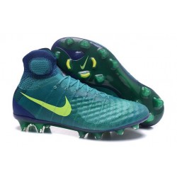 Scarpa da Calcio per Terreni duri Nike Magista Obra II FG Verde Giallo