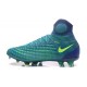 Scarpa da Calcio per Terreni duri Nike Magista Obra II FG Verde Giallo