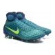 Scarpa da Calcio per Terreni duri Nike Magista Obra II FG Verde Giallo