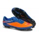 Nike Hypervenom Phantom FG ACC Uomo Scarpe da Calcetto Rifrangenti Arancio Rosso Blu