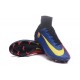 Nike Fútbol Club Barcelona Scarpa da Calcio Mercurial Superfly V FG ACC Uomo Blu Rosso