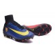 Nike Fútbol Club Barcelona Scarpa da Calcio Mercurial Superfly V FG ACC Uomo Blu Rosso