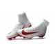 Nike Scarpa da Calcio Mercurial Superfly V FG ACC Uomo Bianco Rosso