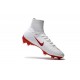 Nike Scarpa da Calcio Mercurial Superfly V FG ACC Uomo Bianco Rosso