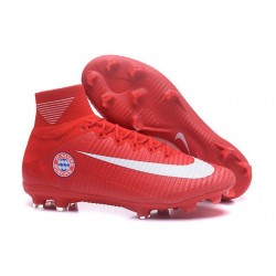 Nike Scarpa da Calcio Mercurial Superfly V FG ACC FC Bayern Münche Rosso