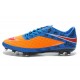 Nike Hypervenom Phantom FG ACC Uomo Scarpe da Calcetto Rifrangenti Arancio Rosso Blu