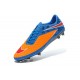 Nike Hypervenom Phantom FG ACC Uomo Scarpe da Calcetto Rifrangenti Arancio Rosso Blu