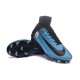 Nuovo Nike Mercurial Superfly 5 FG Scarpe da Calcio Manchester City FC Blu Nero