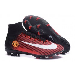 Nuovo Nike Mercurial Superfly 5 FG Scarpe da Calcio Manchester United FC Rosso