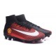 Nuovo Nike Mercurial Superfly 5 FG Scarpe da Calcio Manchester United FC Rosso