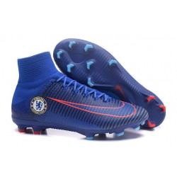 Nuovo Nike Mercurial Superfly 5 FG Scarpe da Calcio Chelsea FC Blu