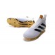 adidas Scarpe da Calcio Ace16+ Purecontrol FG/AG Bianco Oro Nero
