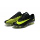 Nike Mercurial Vapor XI CR7 FG Scarpini da Calcio Nero Giallo