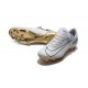 Nike Mercurial Vapor Vitórias XI FG Scarpini da Calcio Bianco Oro