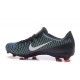 Nuovo Scarpa da Calcio Nike Mercurial Vapor 11 FG Nero Bianco Verde