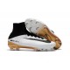 Nuovo Nike Mercurial Superfly 5 FG Scarpe da Calcio Bianco Oro Nero