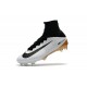 Nuovo Nike Mercurial Superfly 5 FG Scarpe da Calcio Bianco Oro Nero