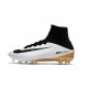 Nuovo Nike Mercurial Superfly 5 FG Scarpe da Calcio Bianco Oro Nero