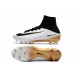 Nuovo Nike Mercurial Superfly 5 FG Scarpe da Calcio Bianco Oro Nero