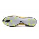 Nuovo Nike Mercurial Superfly 5 FG Scarpe da Calcio Nero Giallo Bianco