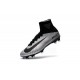 Nuovo Nike Mercurial Superfly 5 FG Scarpe da Calcio Metallico Nero