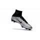 Nuovo Nike Mercurial Superfly 5 FG Scarpe da Calcio Metallico Nero