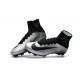 Nuovo Nike Mercurial Superfly 5 FG Scarpe da Calcio Metallico Nero