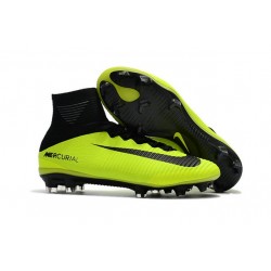 Nuovo Nike Mercurial Superfly 5 FG Scarpe da Calcio Giallo Nero