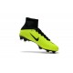 Nuovo Nike Mercurial Superfly 5 FG Scarpe da Calcio Giallo Nero