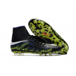 Nike HyperVenom Phantom II FG - scarpe da calcio terreni compatti -nero blu verde